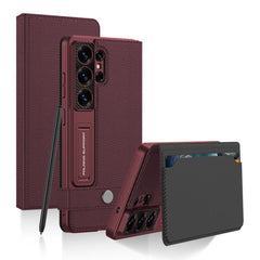 Funda tipo cartera de piel GKK para teléfono...