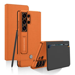 Funda tipo cartera de piel GKK para teléfono...