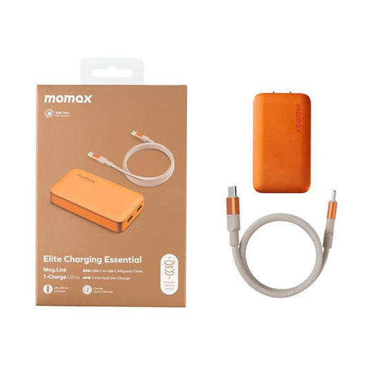 Kit de cargador rápido GaN Slim de 45 W y 2 puertos, enchufe estadounidense.
