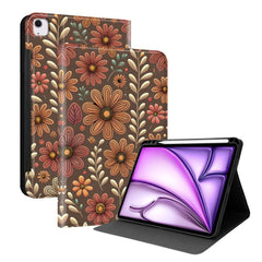 Funda para tablet inteligente de piel vegana...