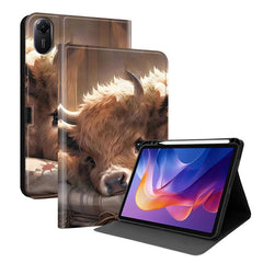 Funda para tablet inteligente de piel vegana...