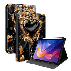 Funda para tablet inteligente de piel vegana...
