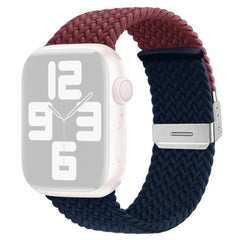 Correa de reloj de nailon trenzado con costu...