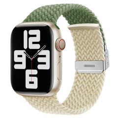 Correa de reloj de nailon trenzado con costu...