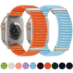 Correa de reloj de nailon con estampado de m...