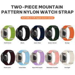 Correa de reloj de nailon con estampado de m...