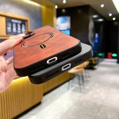 Funda magnética para teléfono de piel sintét...