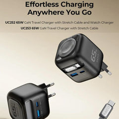 Cargador de viaje Havit UC252 de 65 W, 3 en ...