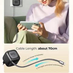 Cargador de viaje Havit UC252 de 65 W, 3 en ...