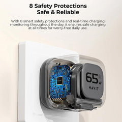 Cargador de viaje Havit UC253 de 65 W, 3 en ...