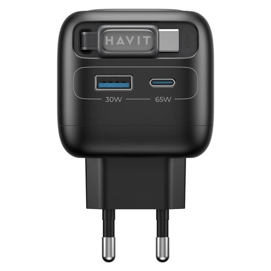 Cargador de viaje Havit UC253 de 65 W, 3 en ...