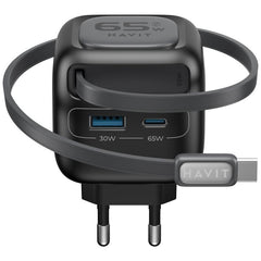 Cargador de viaje Havit UC253 de 65 W, 3 en ...