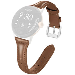Correa de reloj delgada de cuero genuino xDf...