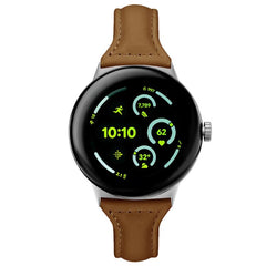 Correa de reloj delgada de cuero genuino xDf...