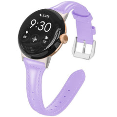 Correa de reloj delgada de cuero genuino xDf...