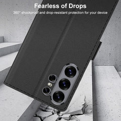 Funda plegable para teléfono móvil de cuero ...