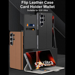 Funda plegable para teléfono móvil de cuero ...