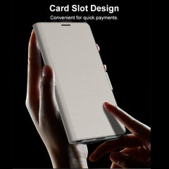 Funda plegable para teléfono móvil de cuero ...