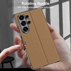 Funda plegable para teléfono móvil de cuero ...