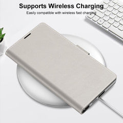 Funda plegable para teléfono móvil de cuero ...