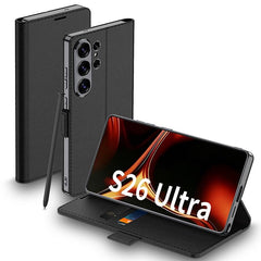 Funda plegable para teléfono móvil de cuero ...