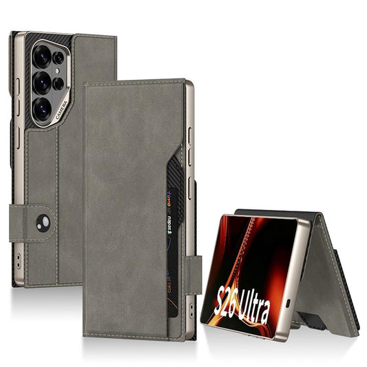 Funda para teléfono plegable de piel mate GK...