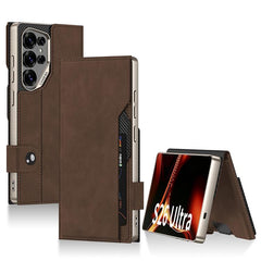 Funda para teléfono plegable de piel mate GK...