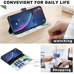 Funda de cuero para teléfono BF42 con diseño...