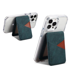 Soporte para tarjetas RFID con textura de cuero vegano retro