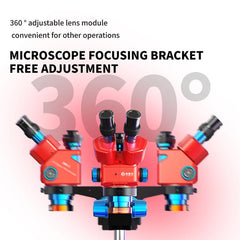Microscopio estereoscópico trinocular con zo...