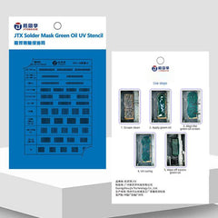 JTX Screen IC Green Oil Mesh para iPhone 11-...