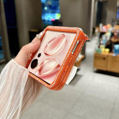 Funda para teléfono con ganchos metálicos la...