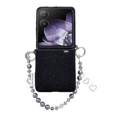 Funda para teléfono con ganchos metálicos la...