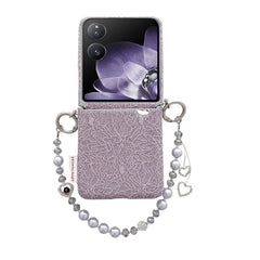Funda para teléfono con ganchos metálicos la...
