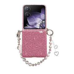 Funda para teléfono con ganchos metálicos la...
