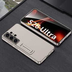 Funda para teléfono GKK de cuero con soporte...