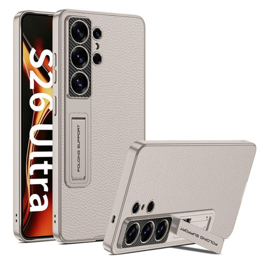 Funda para teléfono GKK de cuero con soporte...