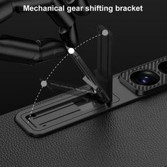 Funda para teléfono GKK de cuero con soporte...