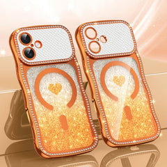 Funda magnética para teléfono con marco ondu...