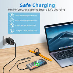 Cable de carga USB a Tipo-C 2 en 1 de xDfind...
