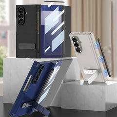 Funda para teléfono GKK de cuero plegable ma...