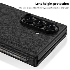 Funda para teléfono GKK de cuero plegable ma...