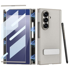 Funda para teléfono GKK de cuero plegable ma...