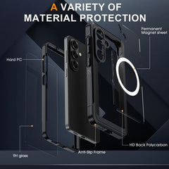 Funda para teléfono MagSafe de cristal templ...