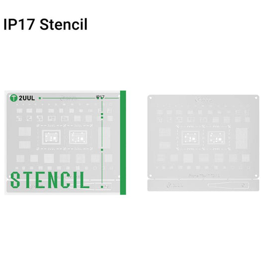 Plantilla de reballing de CPU 2UUL BG03 de 0,12 mm para iPhone 17 Series