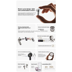 Auriculares Bluetooth semi-intraurales Xiaomi Buds 6 originales