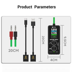 Medidor de amperaje-voltaje Power Host 2UUL PW15