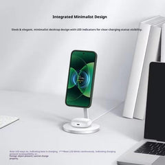 Cargador inalámbrico magnético 2 en 1 original Xiaomi de 30 W