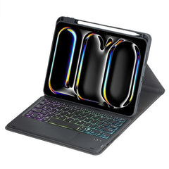 Funda de piel para tablet con teclado Blueto...