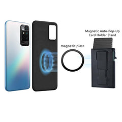 Soporte magnético para teléfono móvil con ranuras para tarjetas
